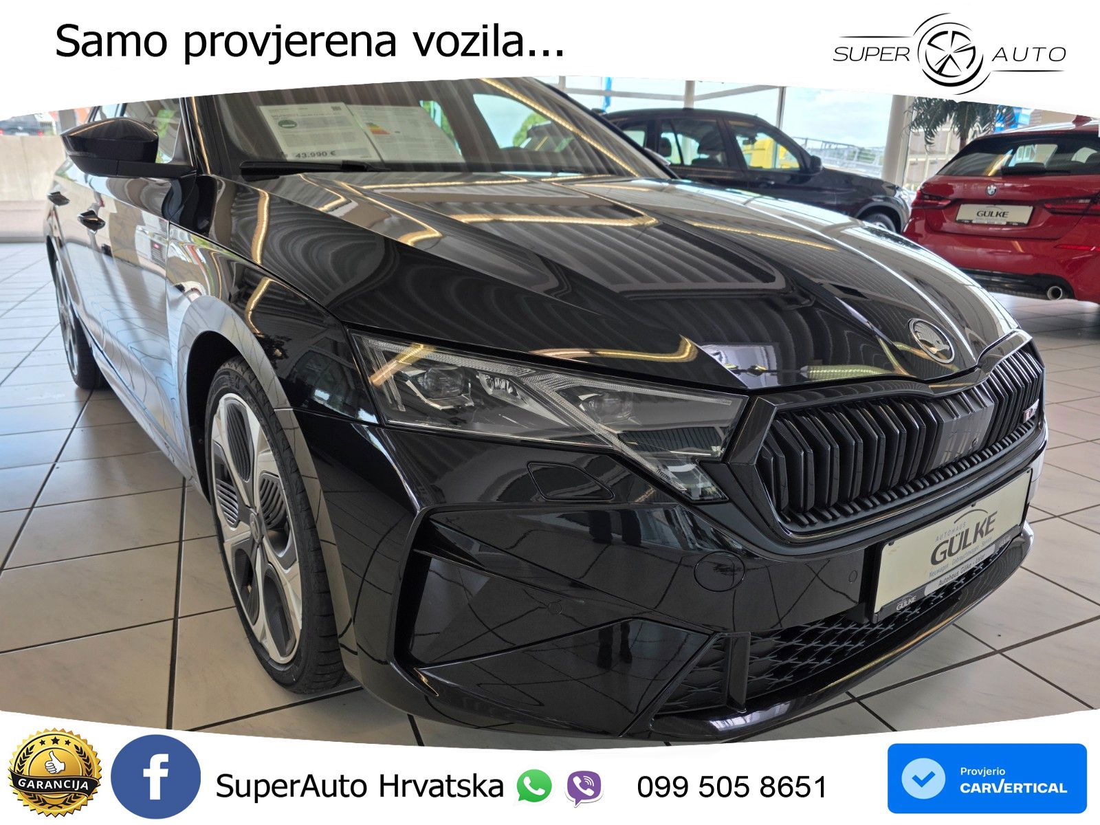 Škoda Octavia Combi RS 2.0 TSI (265 KS) DSG LED+GR SJED+ACC