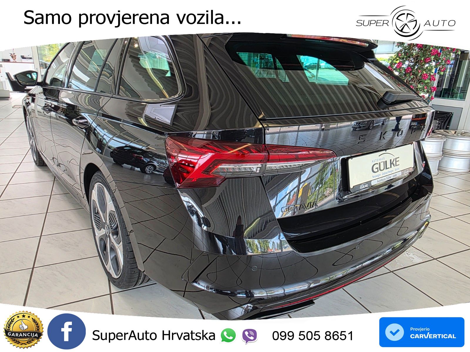 Škoda Octavia Combi RS 2.0 TSI (265 KS) DSG LED+GR SJED+ACC