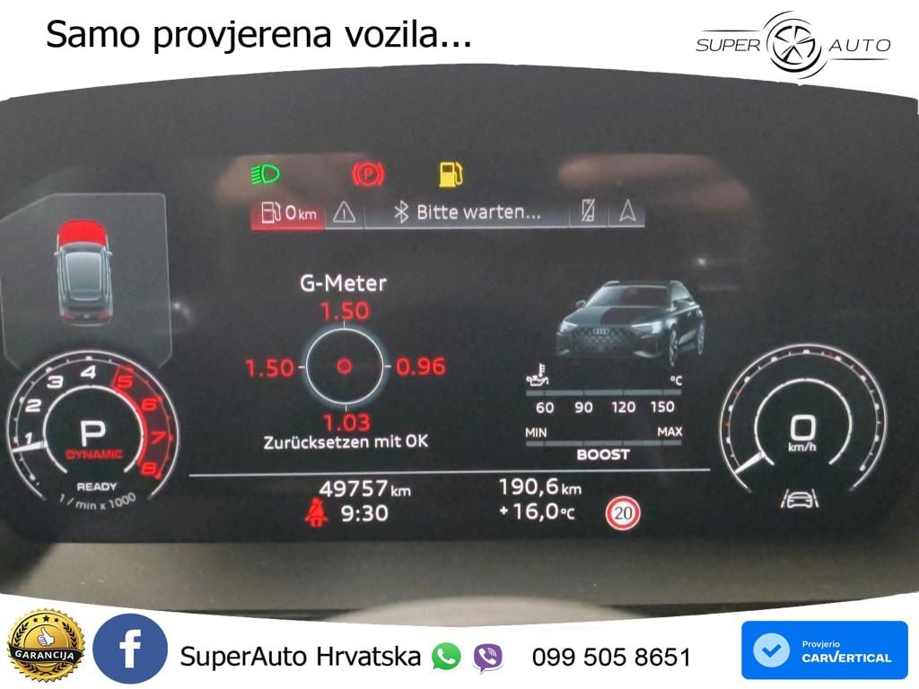 Audi RS3 Sedan 2.5 TFSI (400 KS) quattro S tronic MATRIX+GR SJED+KAM