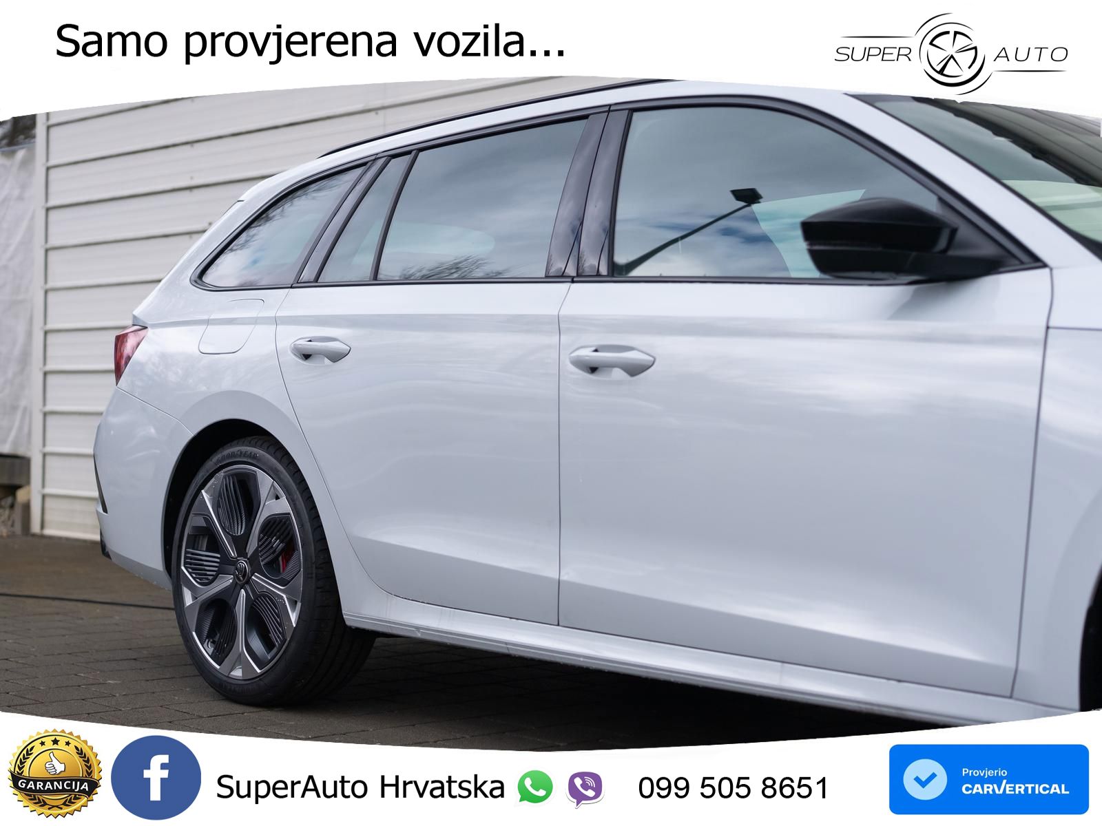 Škoda Octavia Combi RS 2.0 TSI (265 KS) DSG LED+GR SJED+ACC