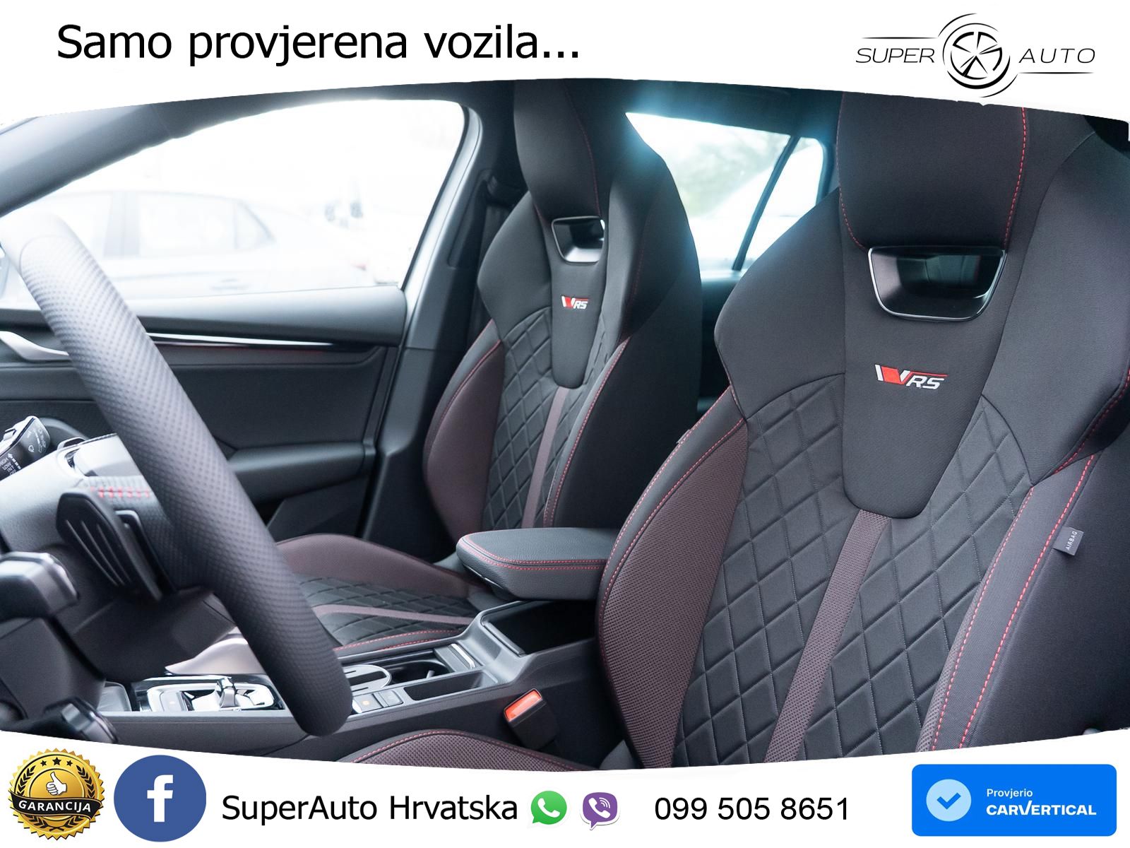 Škoda Octavia Combi RS 2.0 TSI (265 KS) DSG LED+GR SJED+ACC