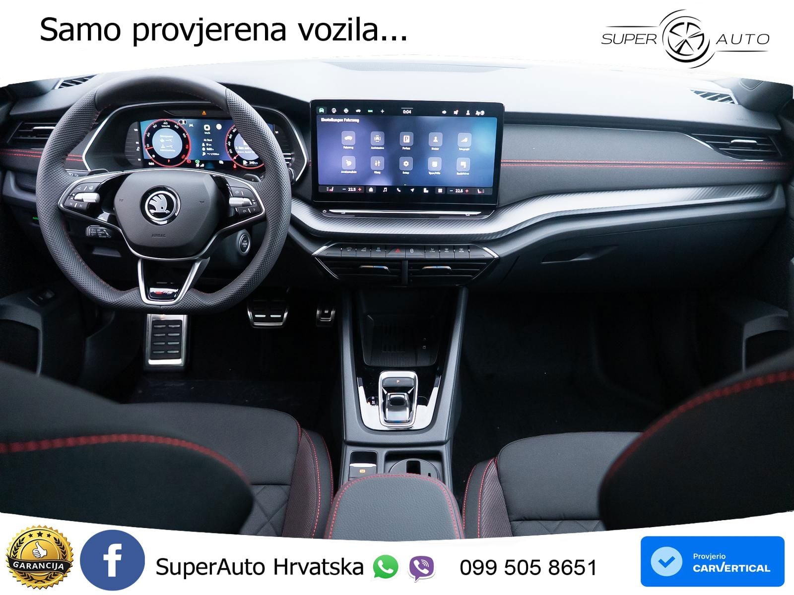 Škoda Octavia Combi RS 2.0 TSI (265 KS) DSG LED+GR SJED+ACC