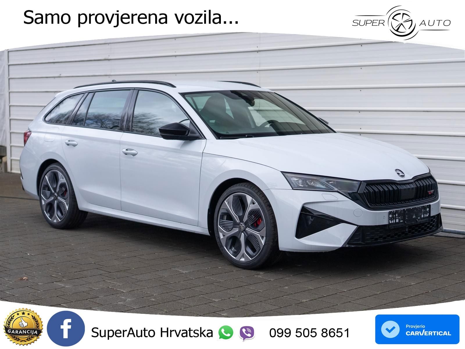 Škoda Octavia Combi RS 2.0 TSI (265 KS) DSG LED+GR SJED+ACC