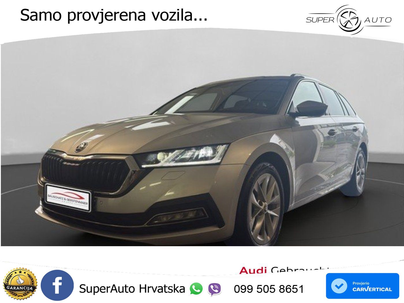 Škoda Octavia Combi 2.0 TDI (150 KS) DSG LED+GR SJED+ACC