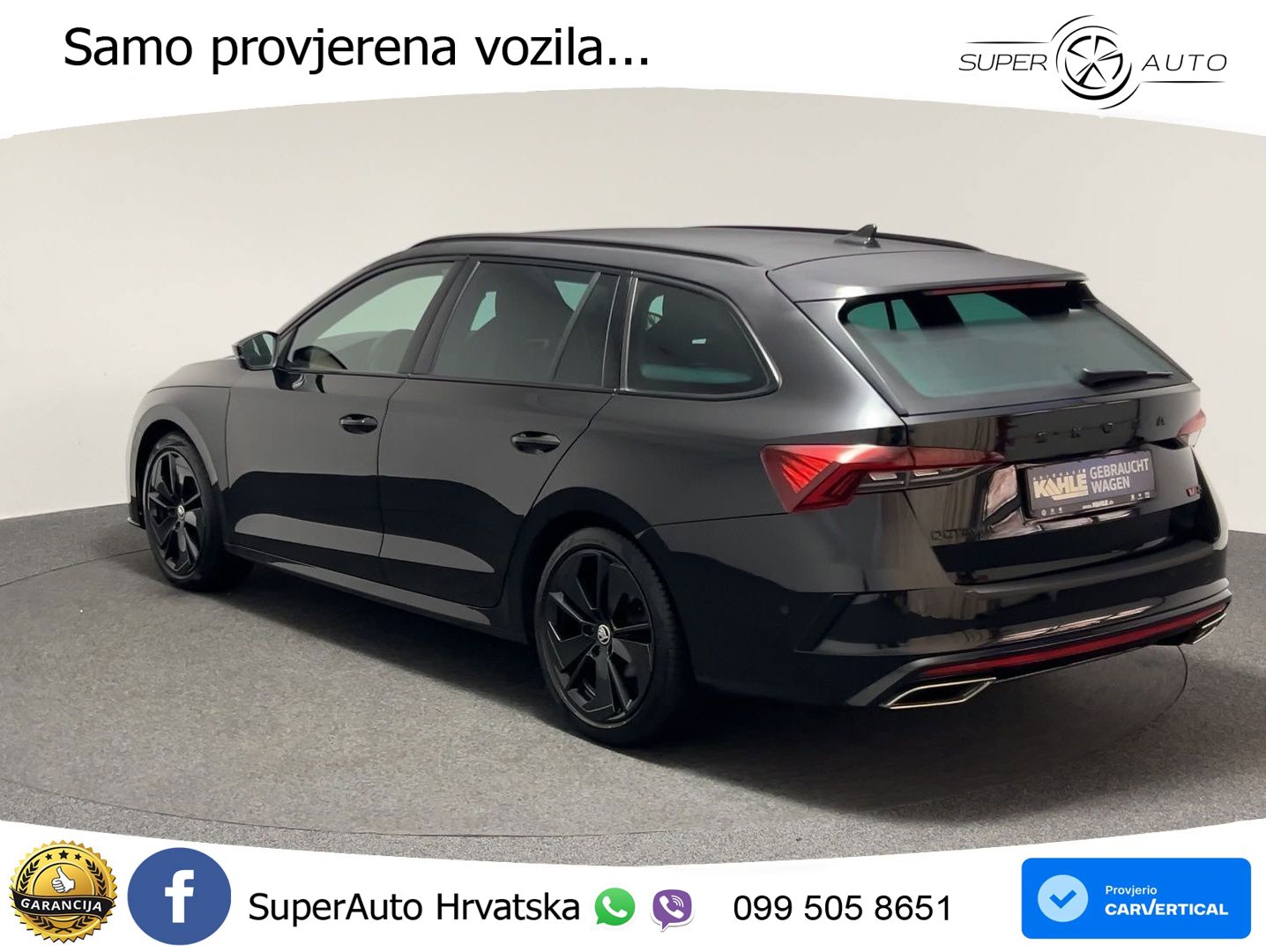 Škoda Octavia Combi RS 2.0 TDI (200 KS) DSG LED+GR SJED+ACC