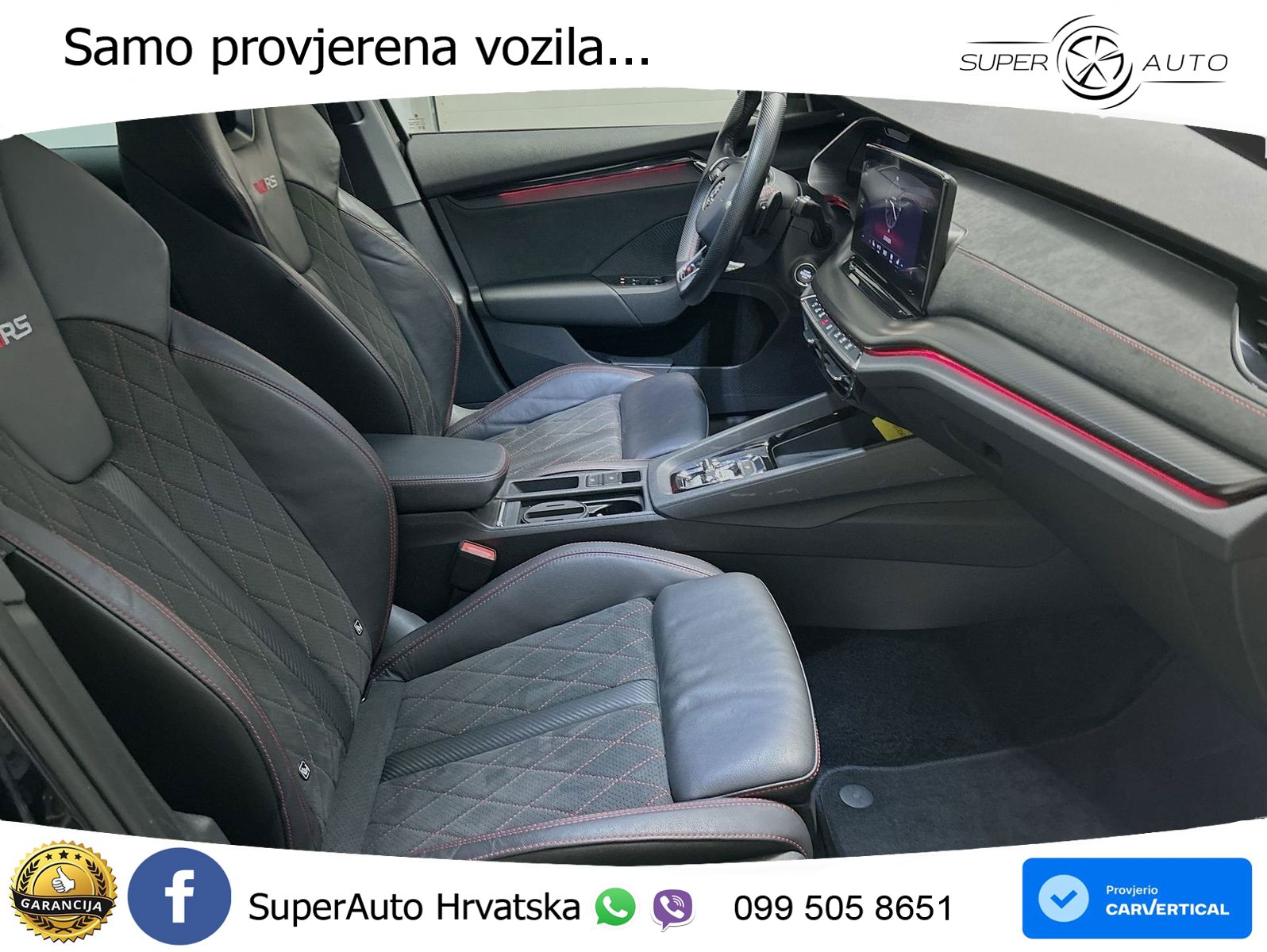 Škoda Octavia Combi RS 2.0 TDI (200 KS) DSG LED+GR SJED+ACC