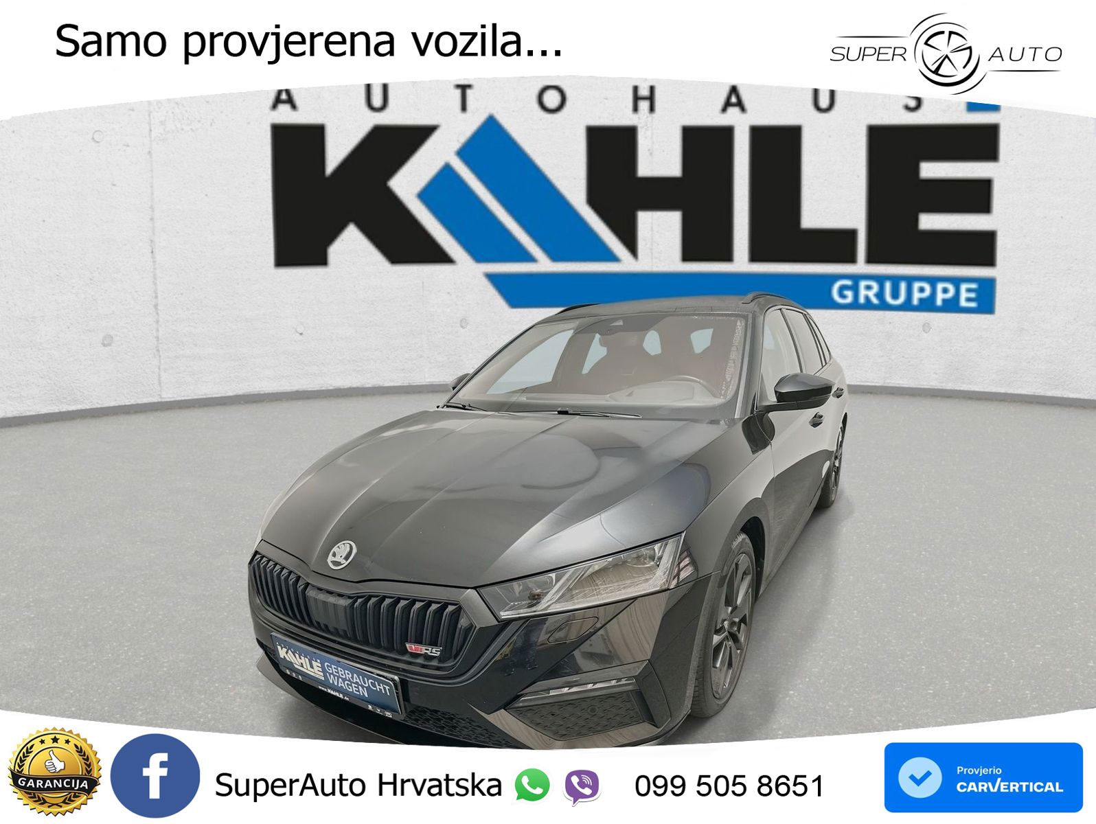 Škoda Octavia Combi RS 2.0 TDI (200 KS) DSG LED+GR SJED+ACC