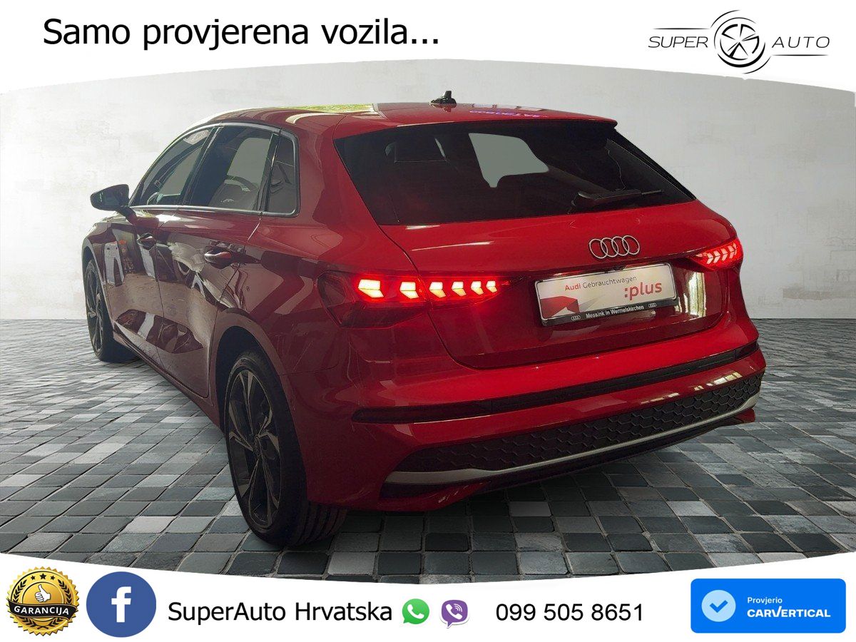 Audi A3 Sportback 30 TFSI (116 KS) Mild Hybrid S tronic advanced LED+GR SJED+ACC