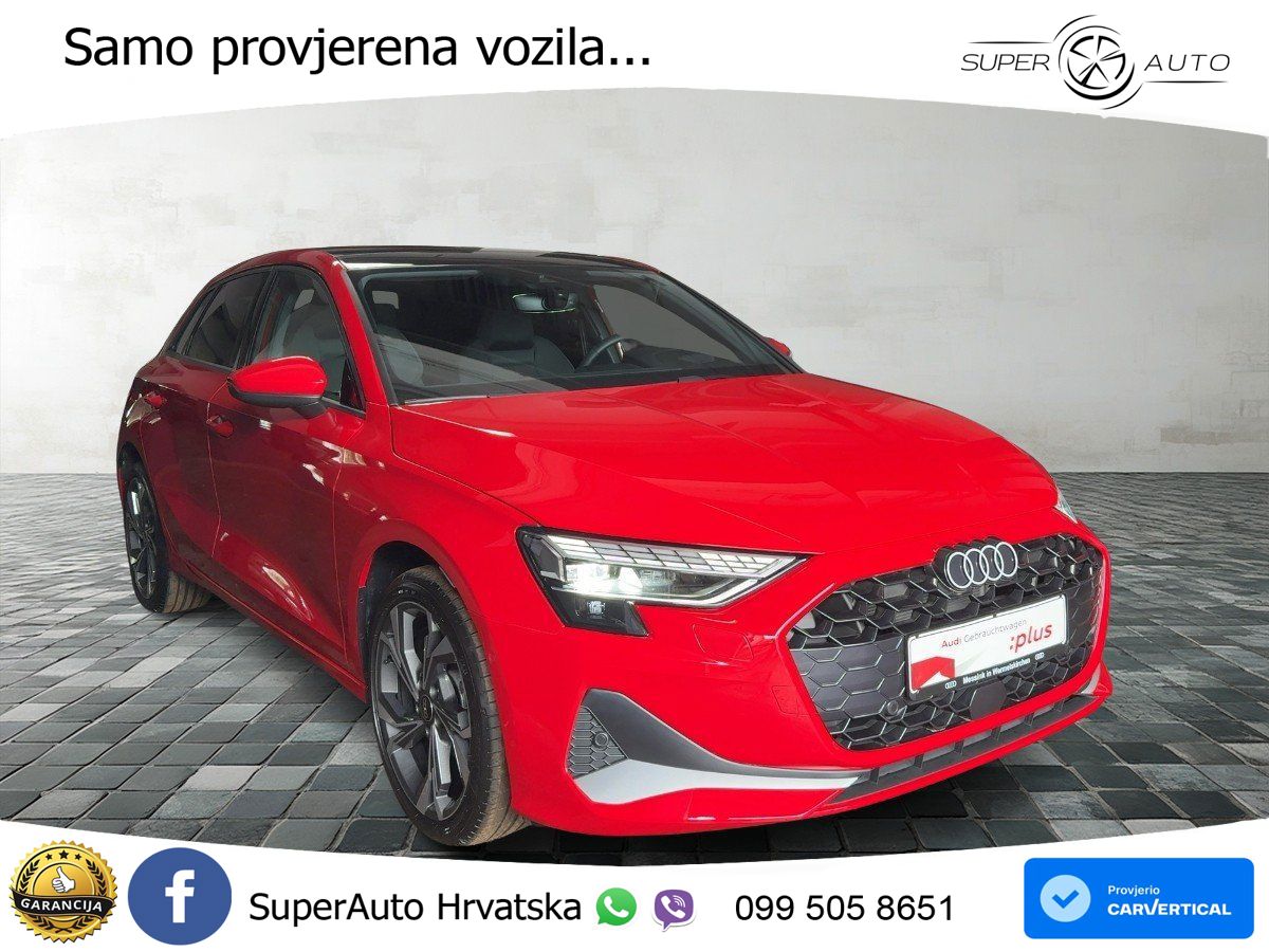 Audi A3 Sportback 30 TFSI (116 KS) Mild Hybrid S tronic advanced LED+GR SJED+ACC