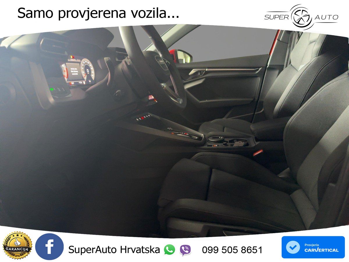 Audi A3 Sportback 30 TFSI (116 KS) Mild Hybrid S tronic advanced LED+GR SJED+ACC