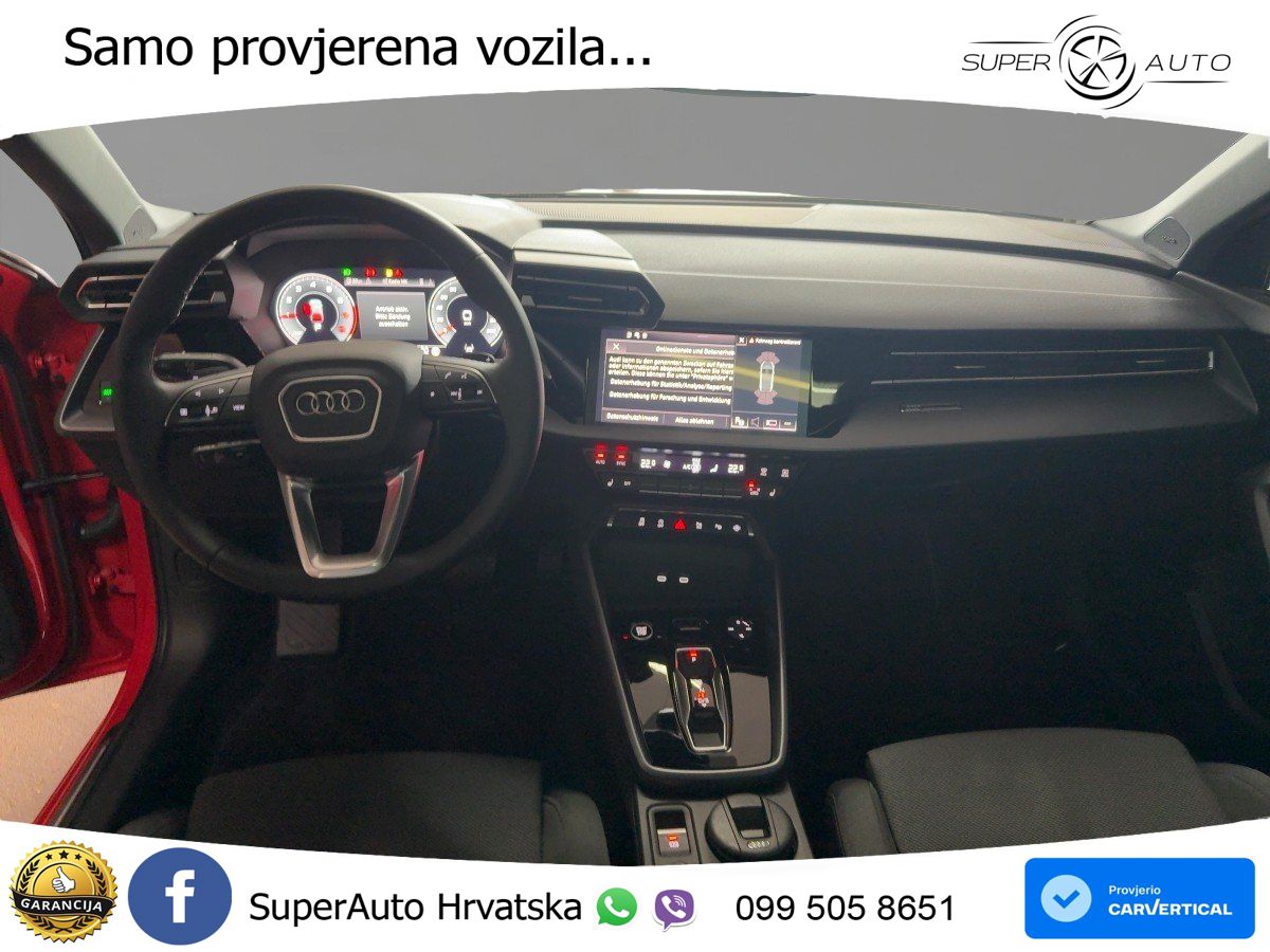 Audi A3 Sportback 30 TFSI (116 KS) Mild Hybrid S tronic advanced LED+GR SJED+ACC