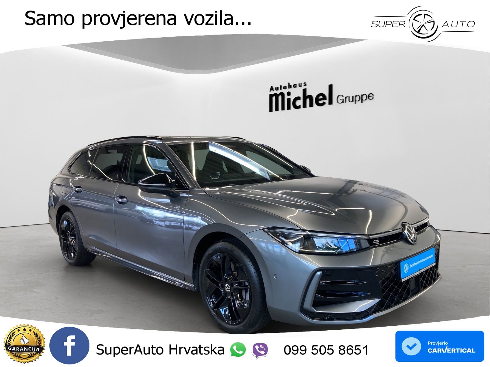 Volkswagen Passat Variant 1.5 TSI (204 KS) eHybrid DSG R-Line LED+GR SJED+ACC