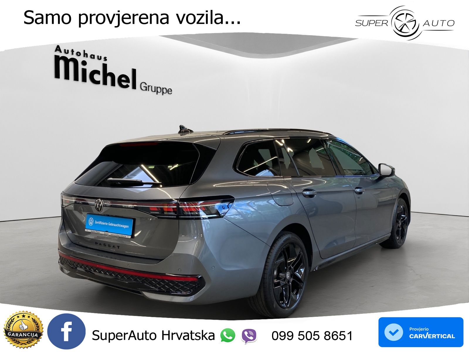Volkswagen Passat Variant 1.5 TSI (204 KS) eHybrid DSG R-Line LED+GR SJED+ACC