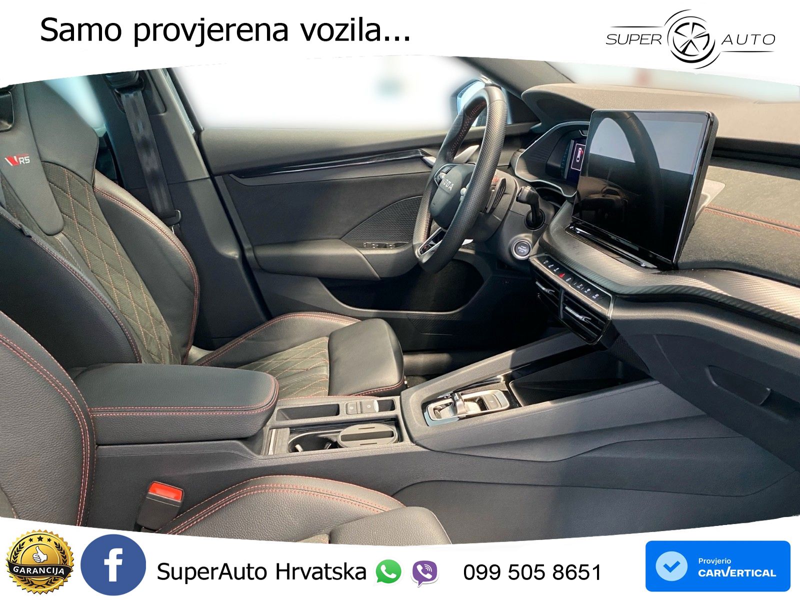 Škoda Octavia Combi RS 2.0 TSI (265 KS) DSG LED+GR SJED+ACC