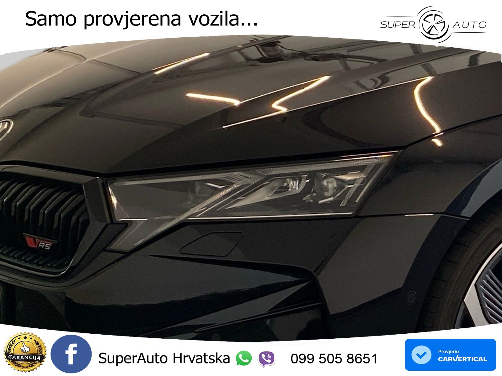 Škoda Octavia Combi RS 2.0 TSI (265 KS) DSG LED+GR SJED+ACC