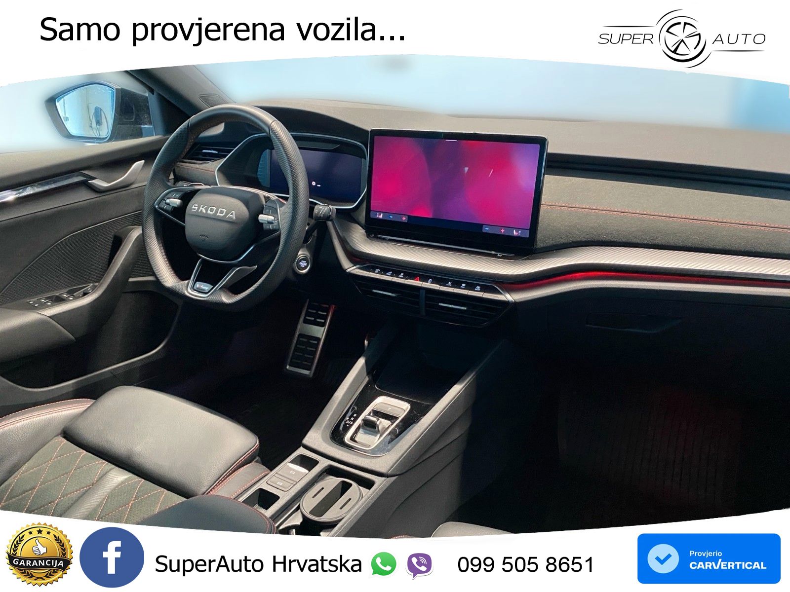Škoda Octavia Combi RS 2.0 TSI (265 KS) DSG LED+GR SJED+ACC