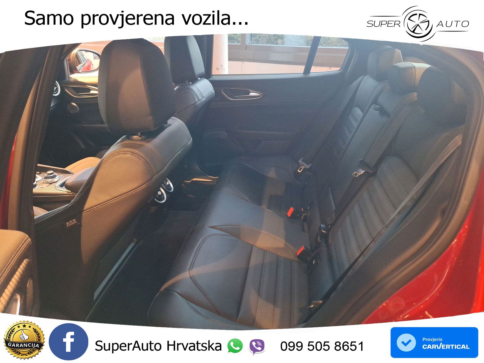 Alfa Romeo Giulia Quadrifoglio 2.9 V6 Bi-Turbo (520 KS) Automatic LED+GR SJED+ACC