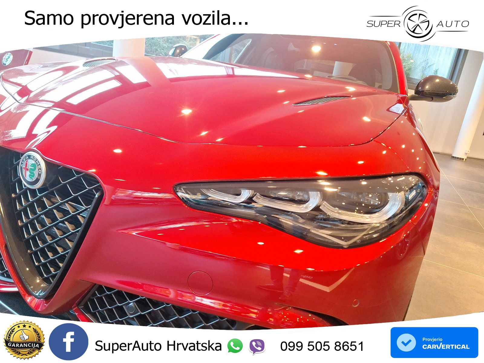 Alfa Romeo Giulia Quadrifoglio 2.9 V6 Bi-Turbo (520 KS) Automatic LED+GR SJED+ACC