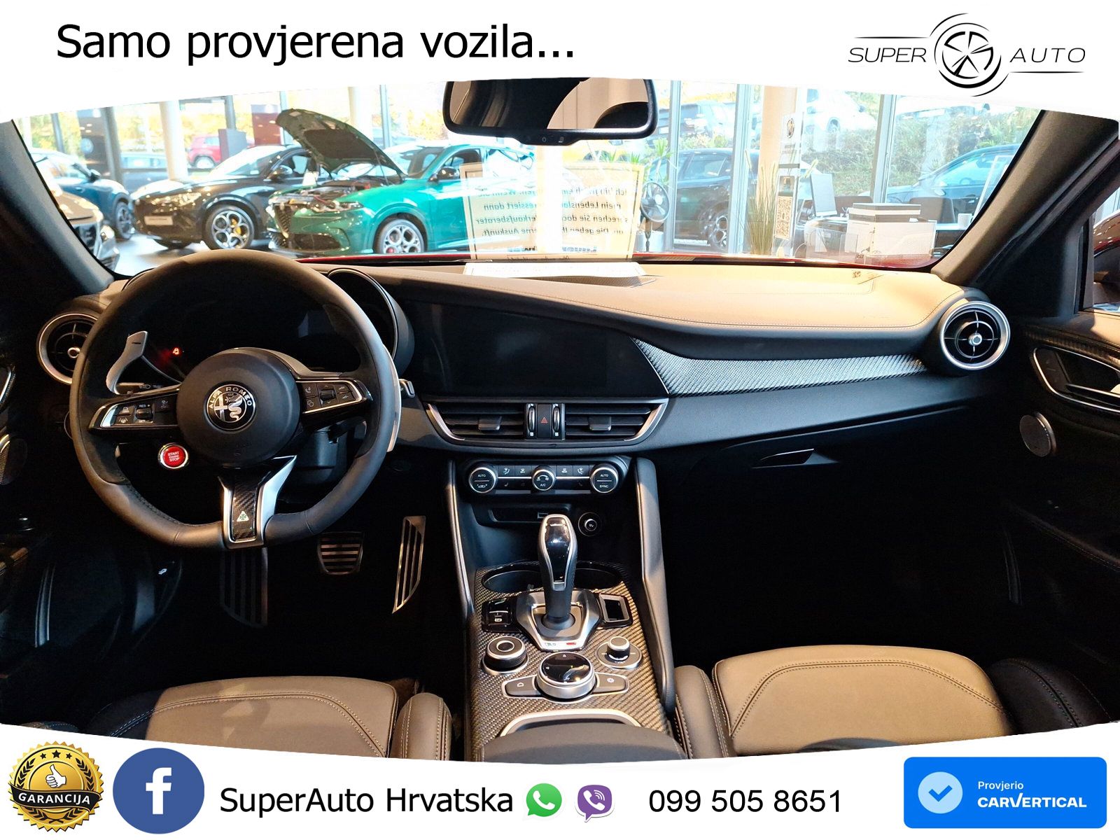 Alfa Romeo Giulia Quadrifoglio 2.9 V6 Bi-Turbo (520 KS) Automatic LED+GR SJED+ACC