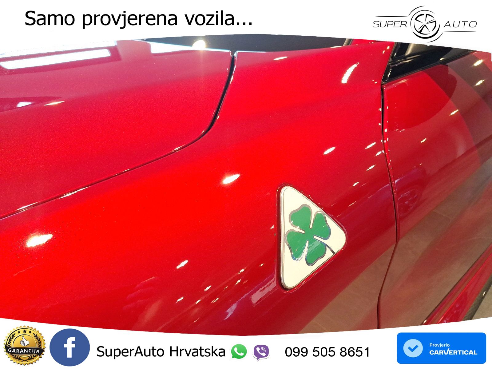 Alfa Romeo Giulia Quadrifoglio 2.9 V6 Bi-Turbo (520 KS) Automatic LED+GR SJED+ACC