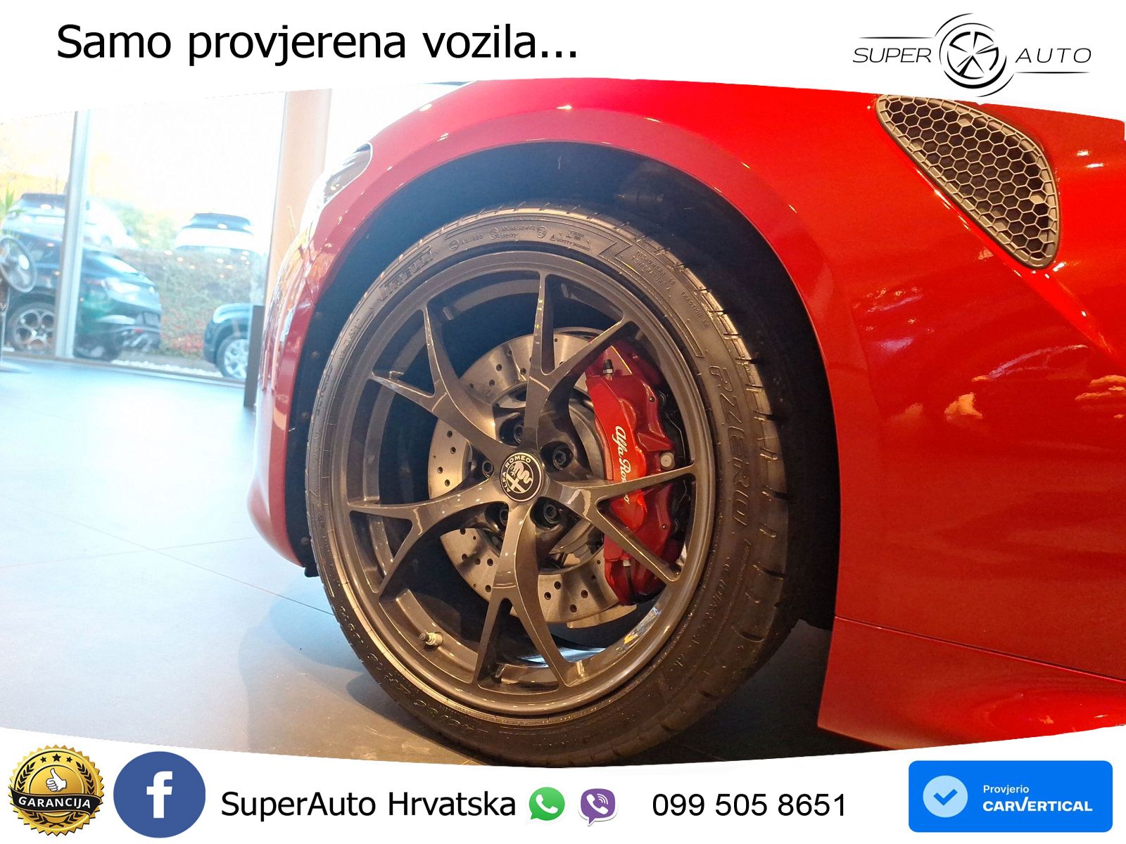 Alfa Romeo Giulia Quadrifoglio 2.9 V6 Bi-Turbo (520 KS) Automatic LED+GR SJED+ACC