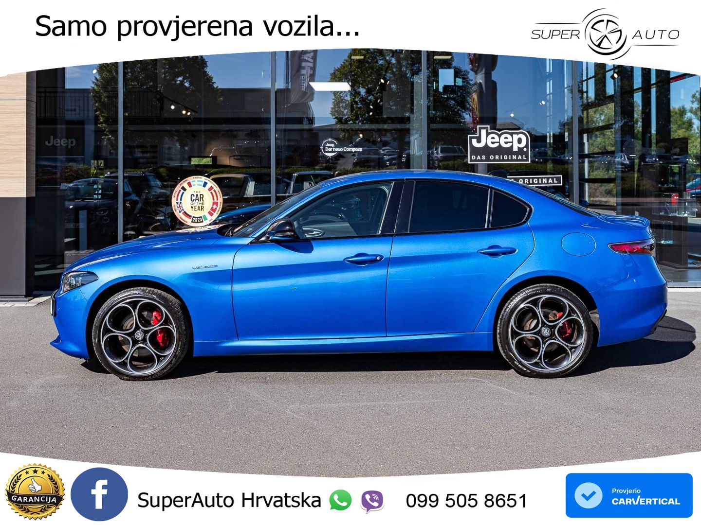 Alfa Romeo Giulia 2.0 Turbo (280 KS) Q4 Automatic LED+GR SJED+ACC