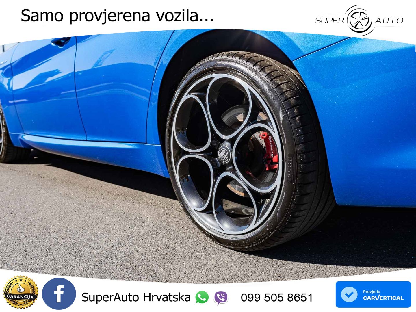 Alfa Romeo Giulia 2.0 Turbo (280 KS) Q4 Automatic LED+GR SJED+ACC