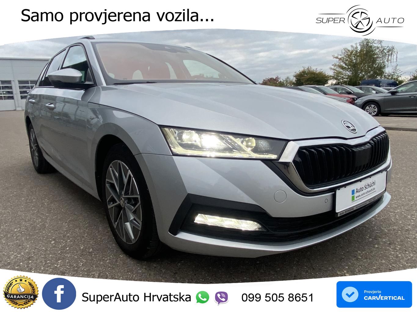 Škoda Octavia Combi 2.0 TDI (150 KS) LED+GR SJED+ACC