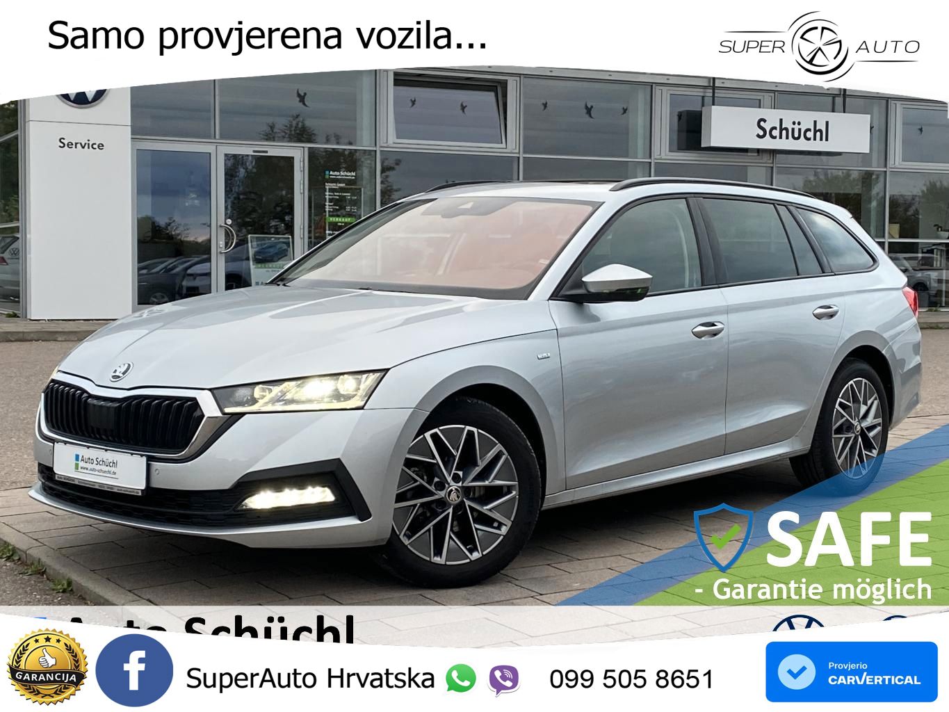 Škoda Octavia Combi 2.0 TDI (150 KS) LED+GR SJED+ACC