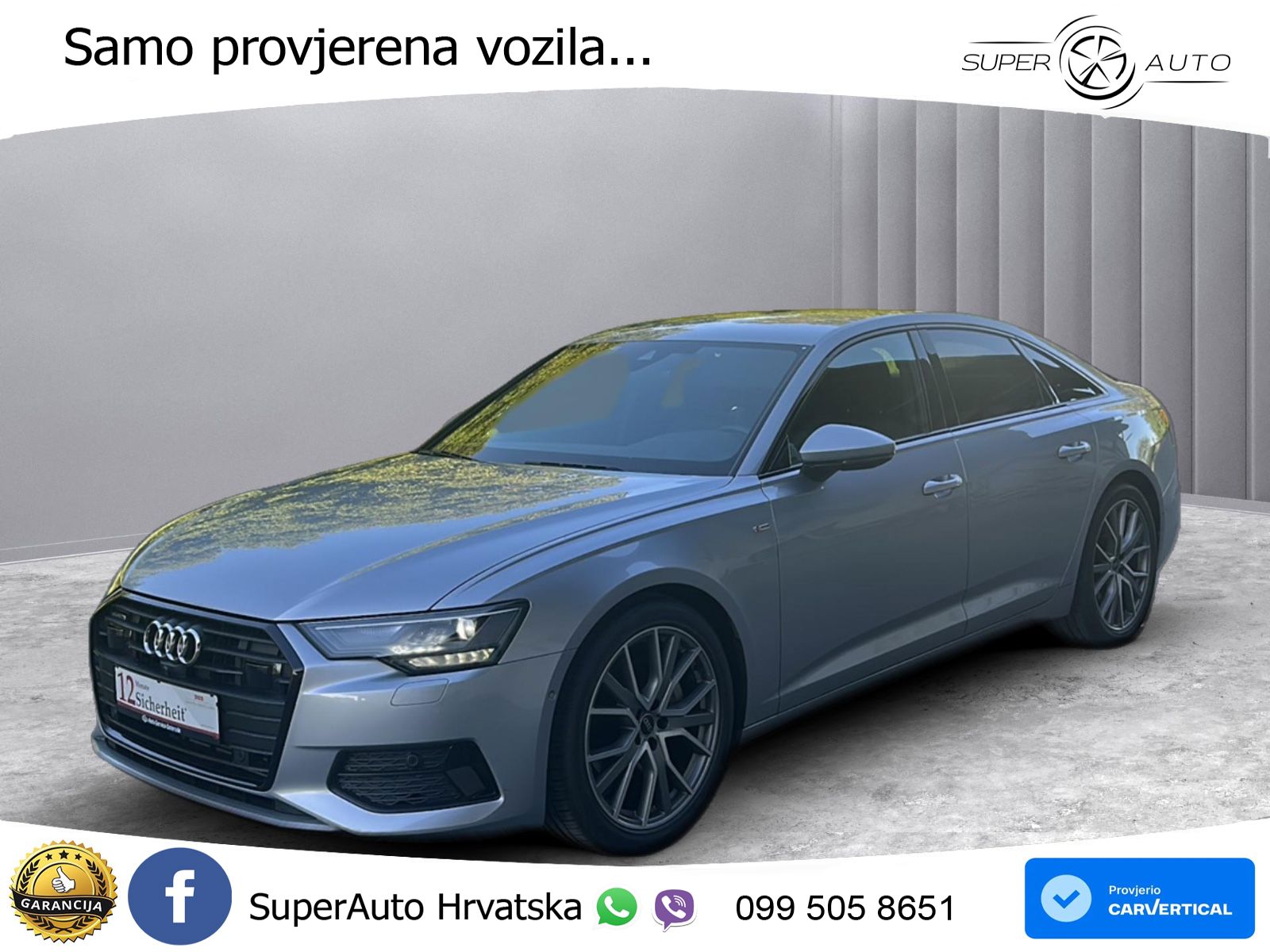 Audi A6 45 TFSI (265 KS) quattro ultra S tronic S line LED+GR SJED+ACC