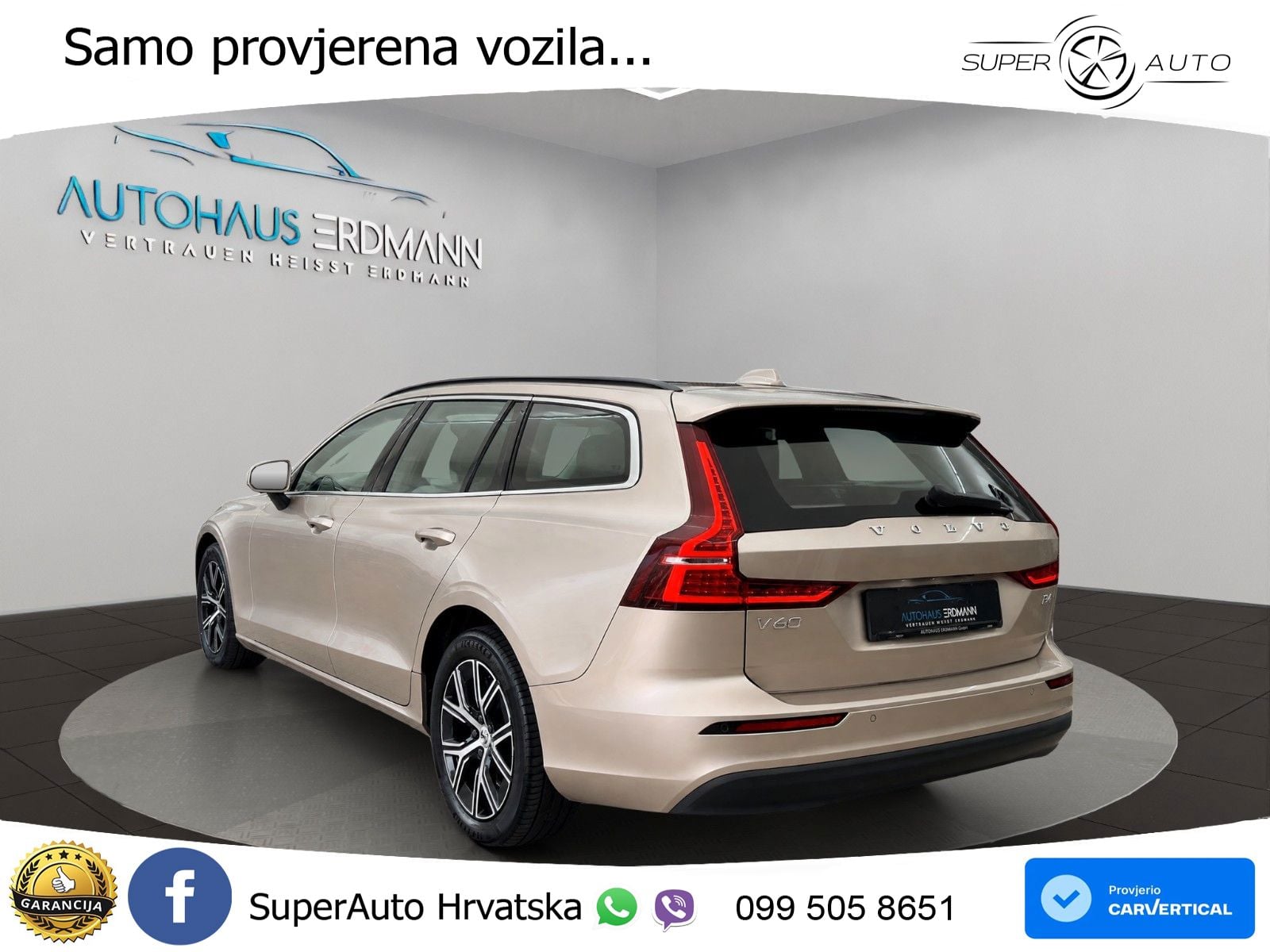 Volvo V60 2.0 B4 Diesel Geartronic LED+GR SJED+ACC