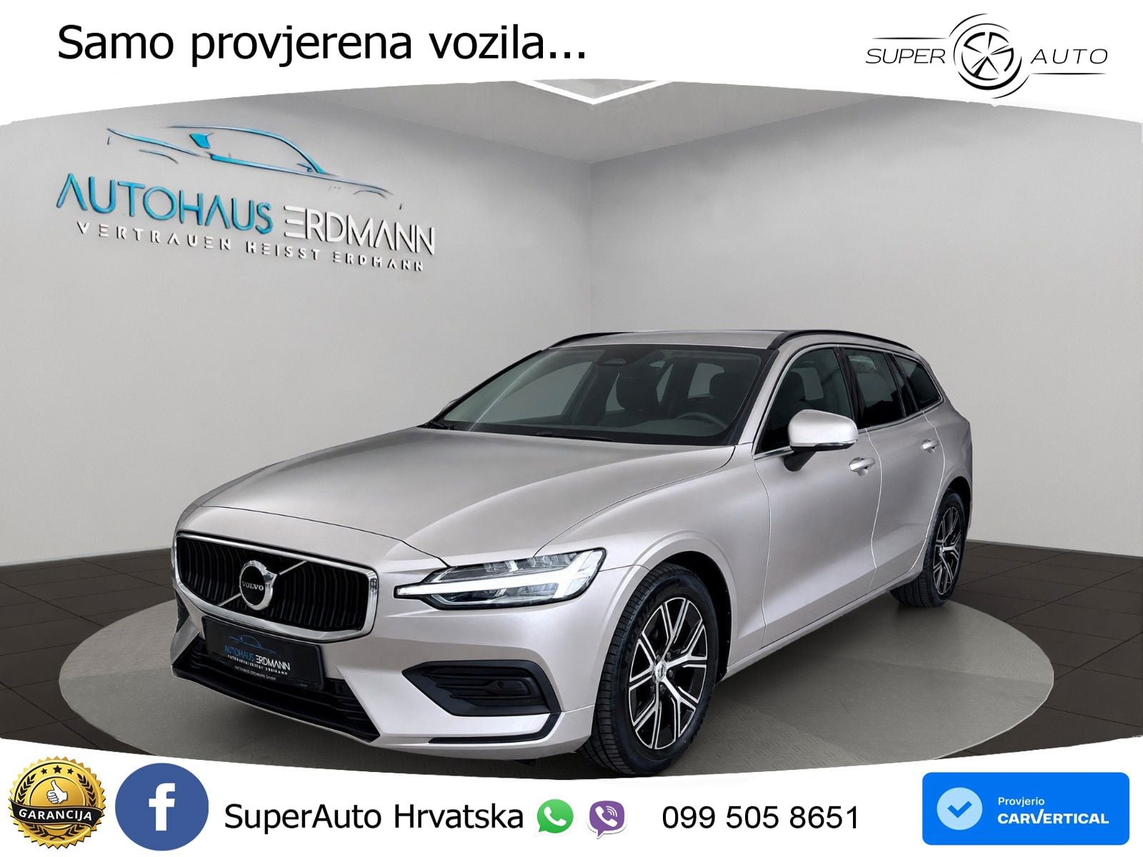 Volvo V60 2.0 B4 Diesel Geartronic LED+GR SJED+ACC