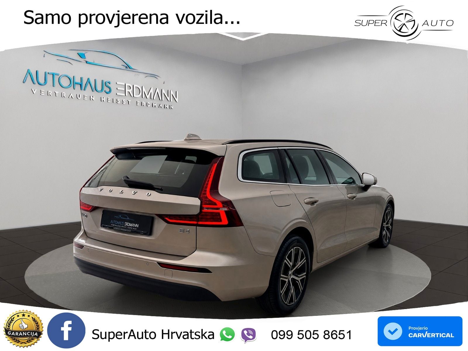 Volvo V60 2.0 B4 Diesel Geartronic LED+GR SJED+ACC
