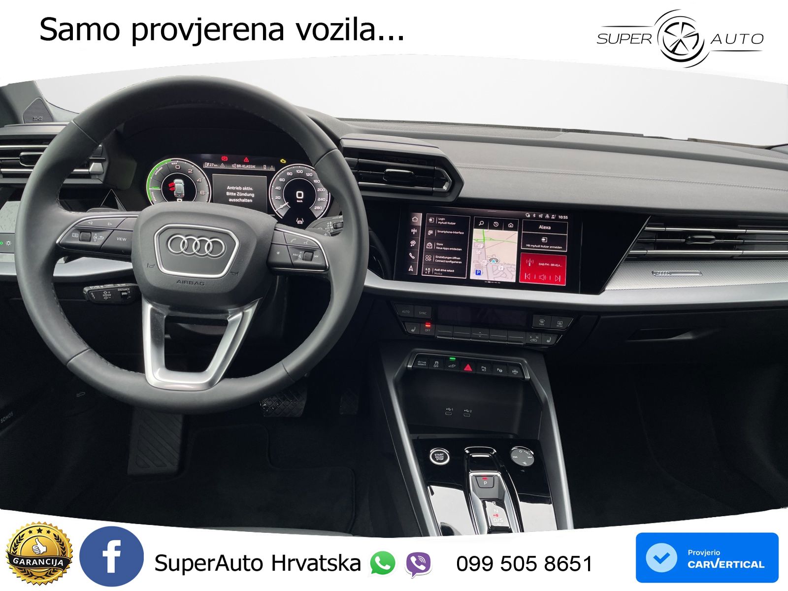 Audi A3 Sportback 40 TFSI e (204 KS) Plug-in Hybrid S tronic advanced MATRIX+GR SJED+KAM