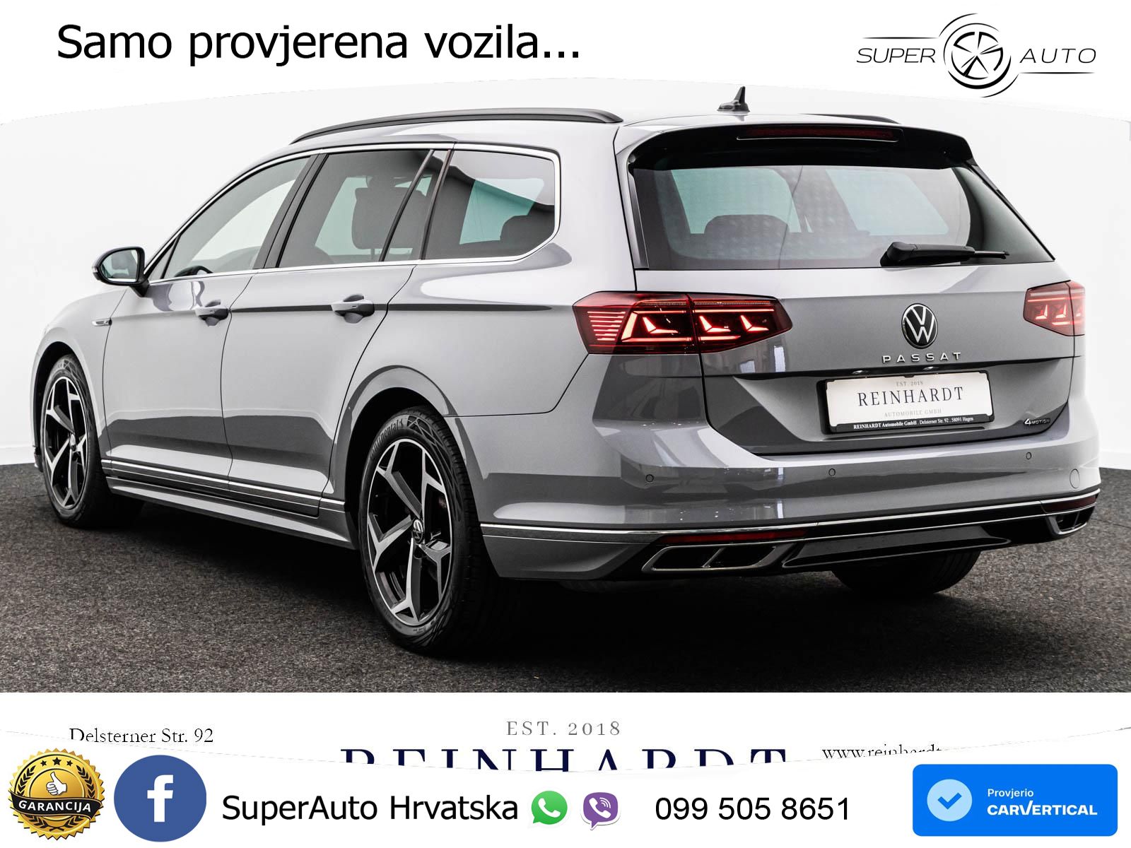 Volkswagen Passat Variant 2.0 TDI (200 KS) 4MOTION DSG R-Line MATRIX+GR SJED+KAM