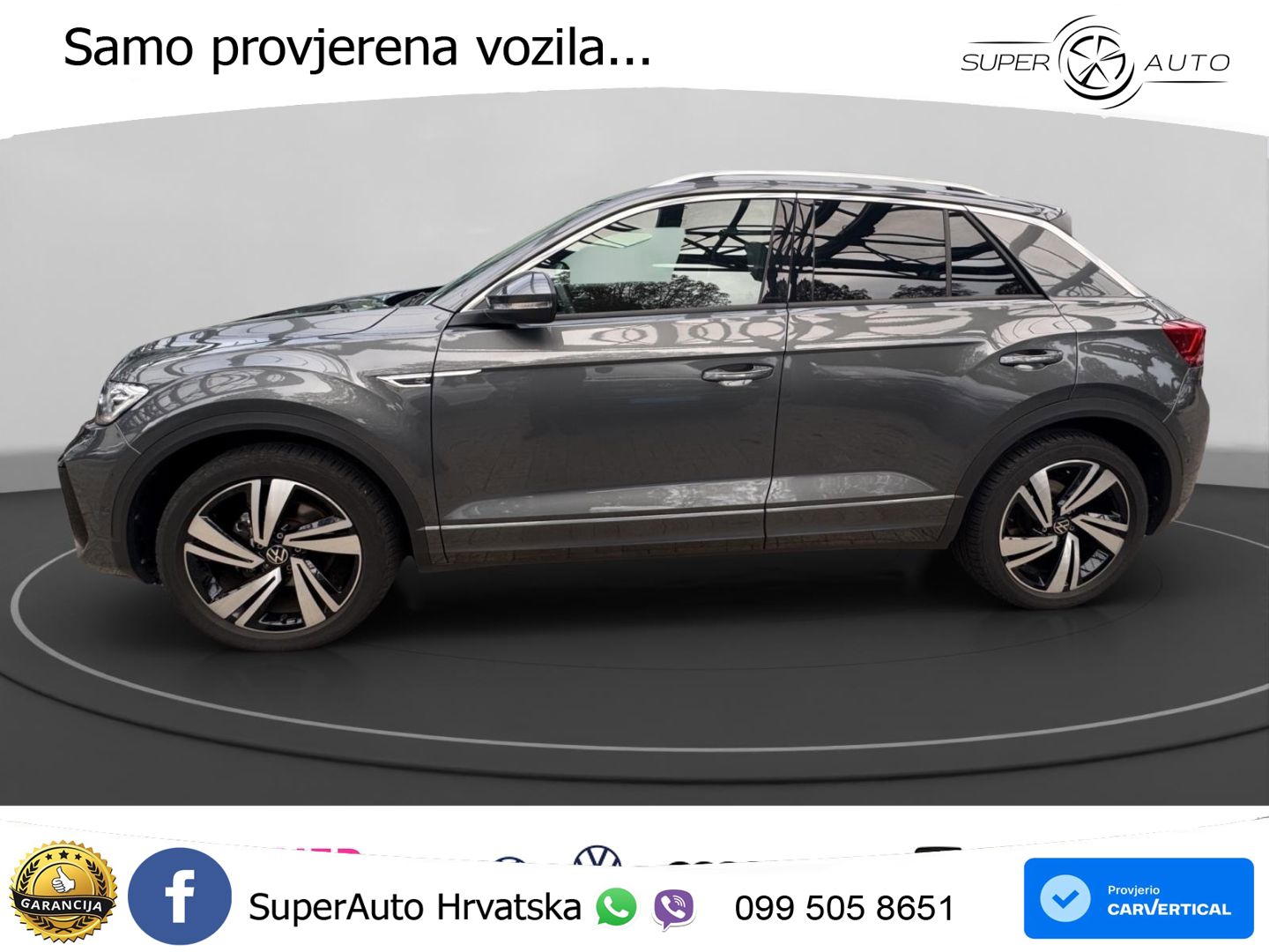 Volkswagen T-Roc 1.5 TSI (150 KS) DSG R-Line LED+GR SJED+ACC
