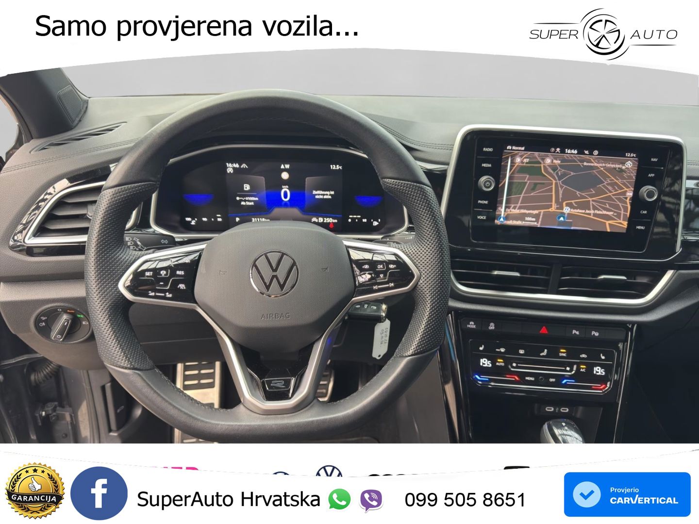 Volkswagen T-Roc 1.5 TSI (150 KS) DSG R-Line LED+GR SJED+ACC
