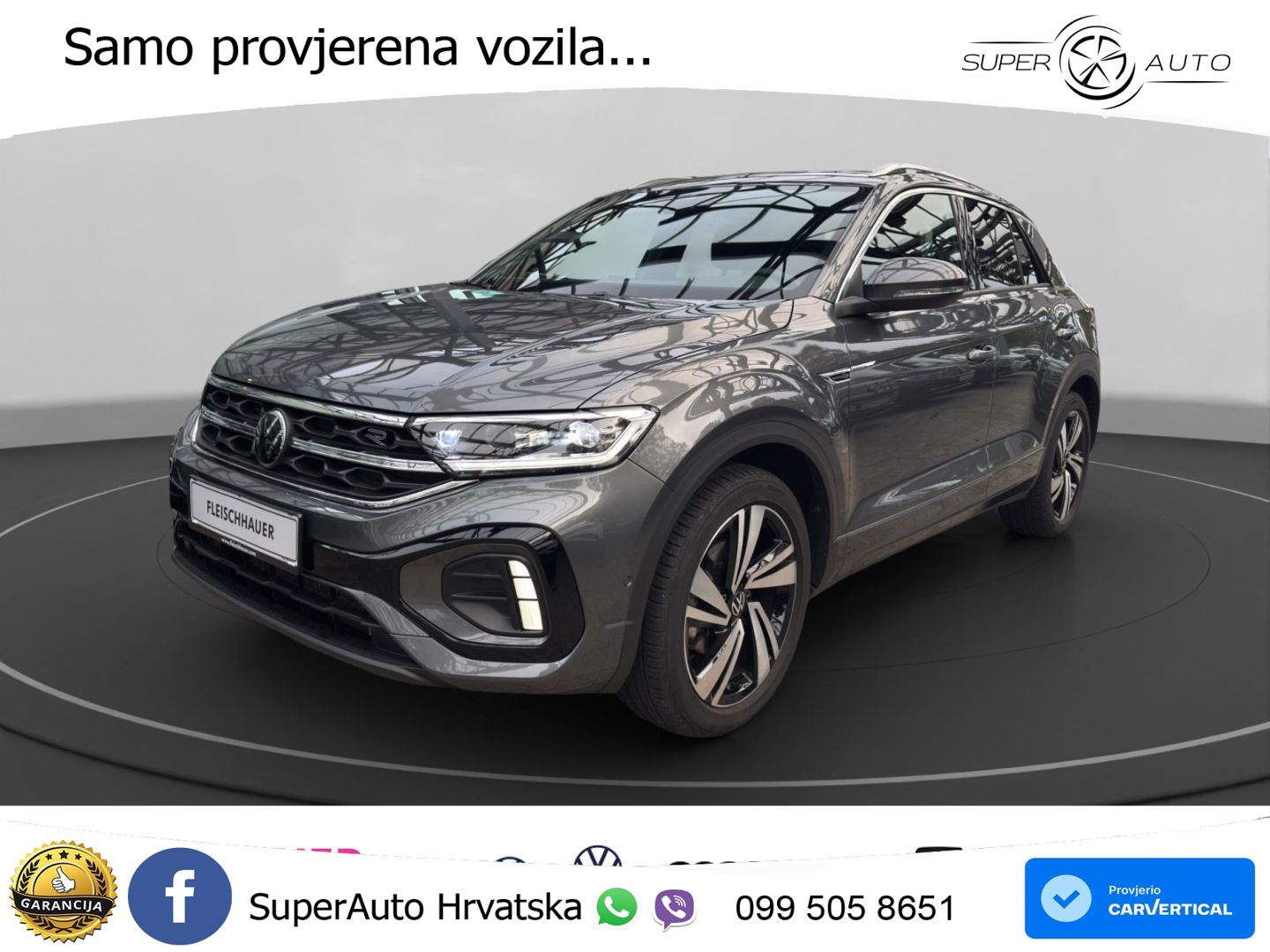 Volkswagen T-Roc 1.5 TSI (150 KS) DSG R-Line LED+GR SJED+ACC