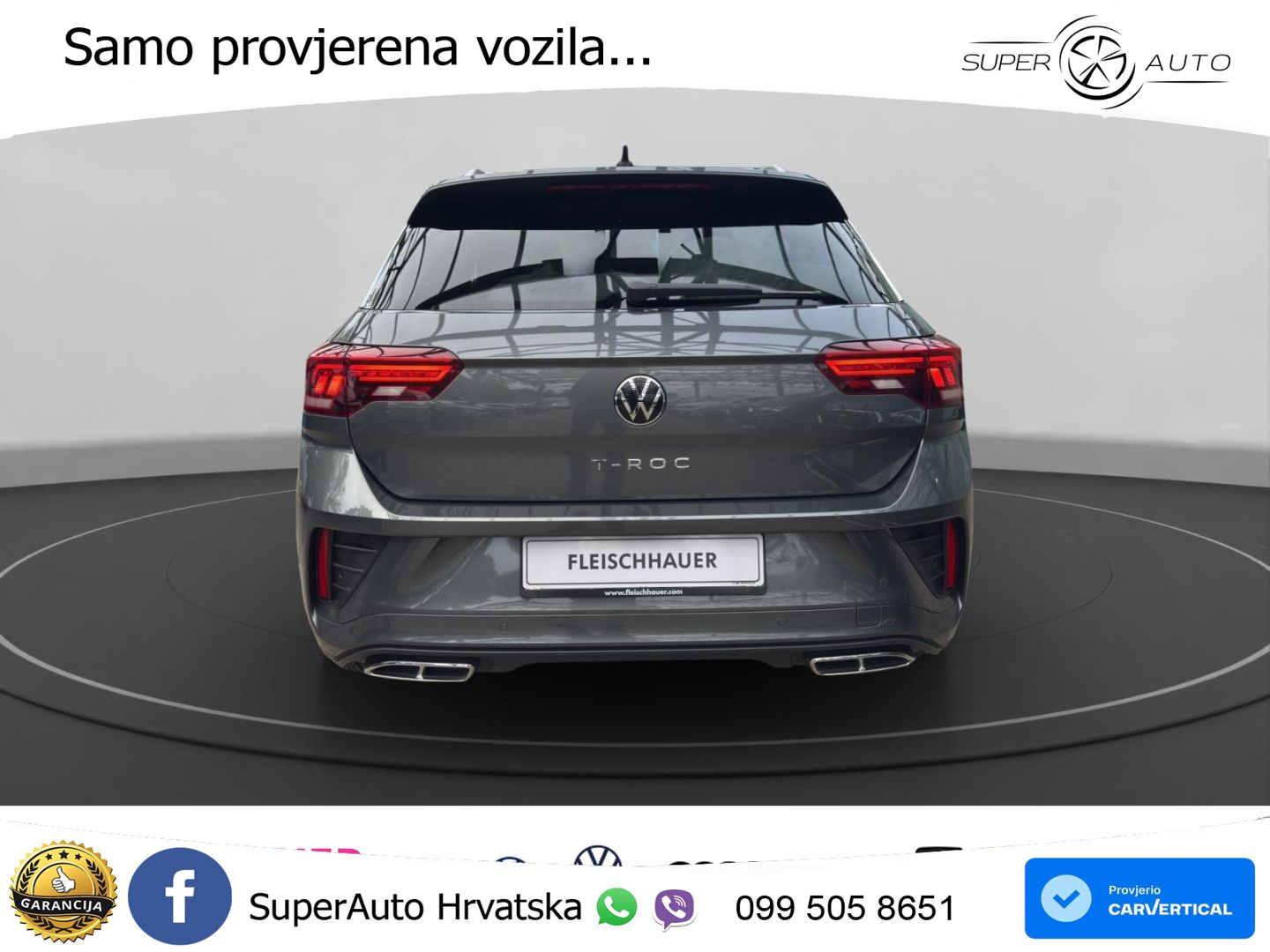 Volkswagen T-Roc 1.5 TSI (150 KS) DSG R-Line LED+GR SJED+ACC
