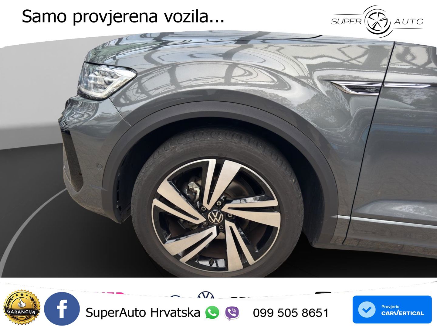Volkswagen T-Roc 1.5 TSI (150 KS) DSG R-Line LED+GR SJED+ACC