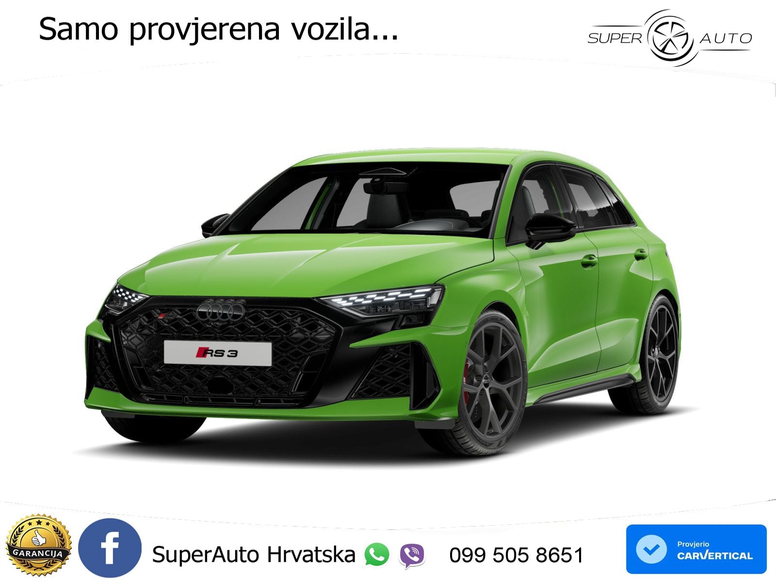 Audi RS3 Sportback 2.5 TFSI (400 KS) quattro S tronic LED+GR SJED+ACC