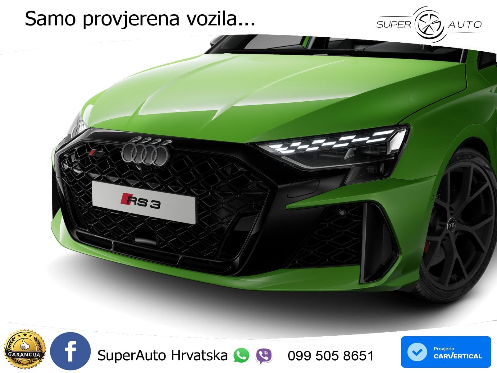 Audi RS3 Sportback 2.5 TFSI (400 KS) quattro S tronic LED+GR SJED+ACC