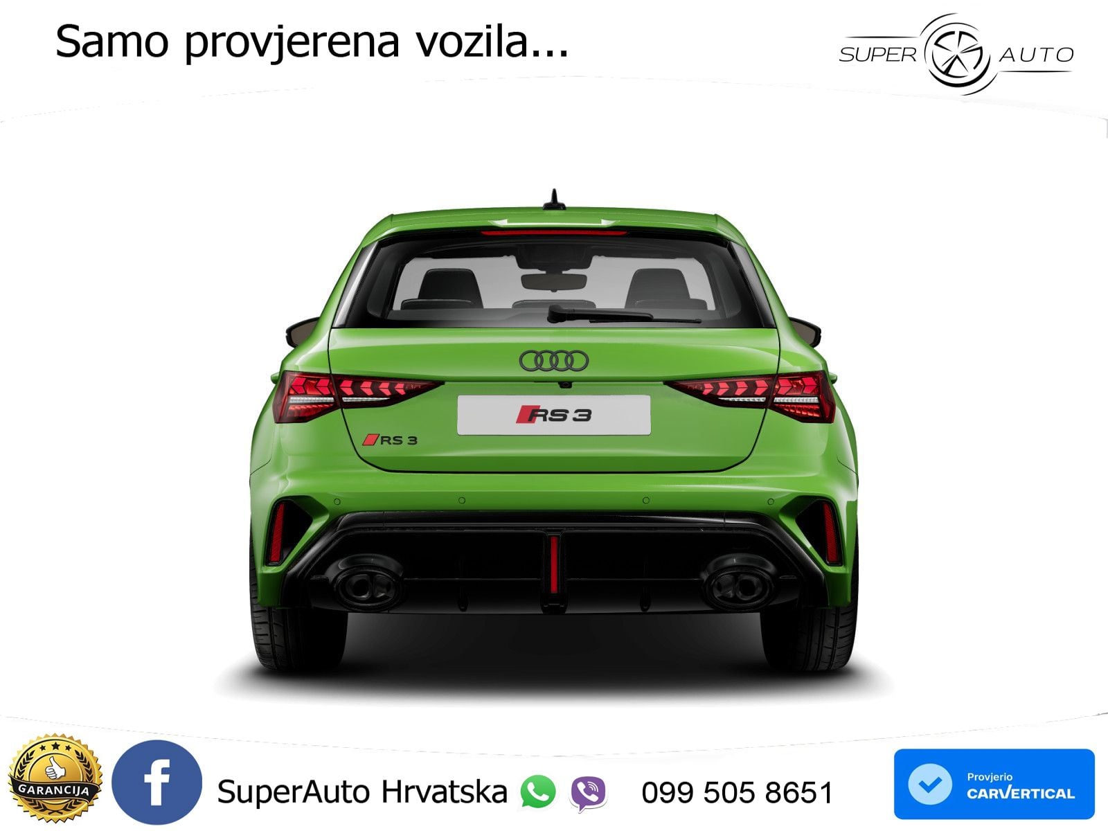 Audi RS3 Sportback 2.5 TFSI (400 KS) quattro S tronic LED+GR SJED+ACC