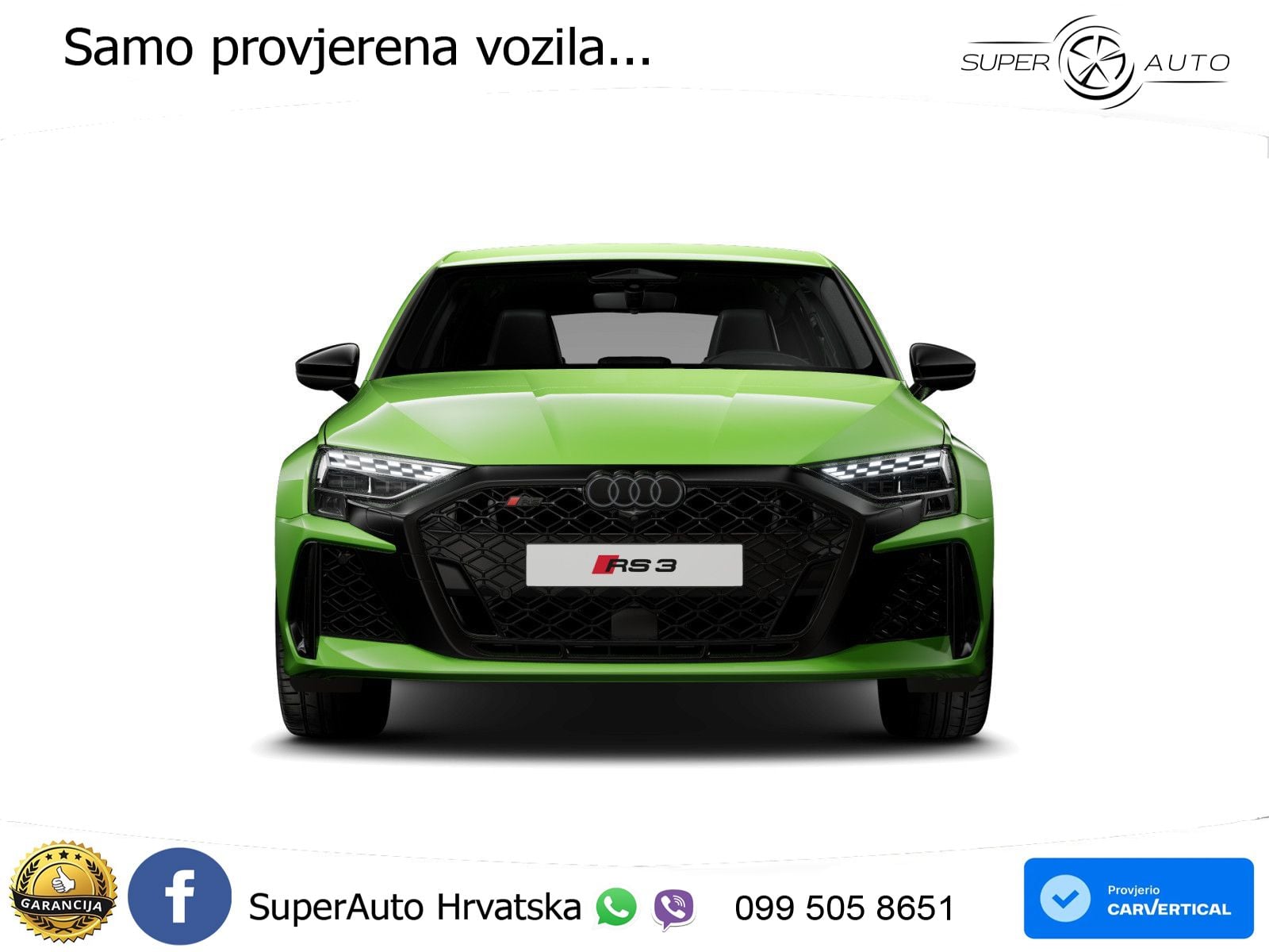 Audi RS3 Sportback 2.5 TFSI (400 KS) quattro S tronic LED+GR SJED+ACC