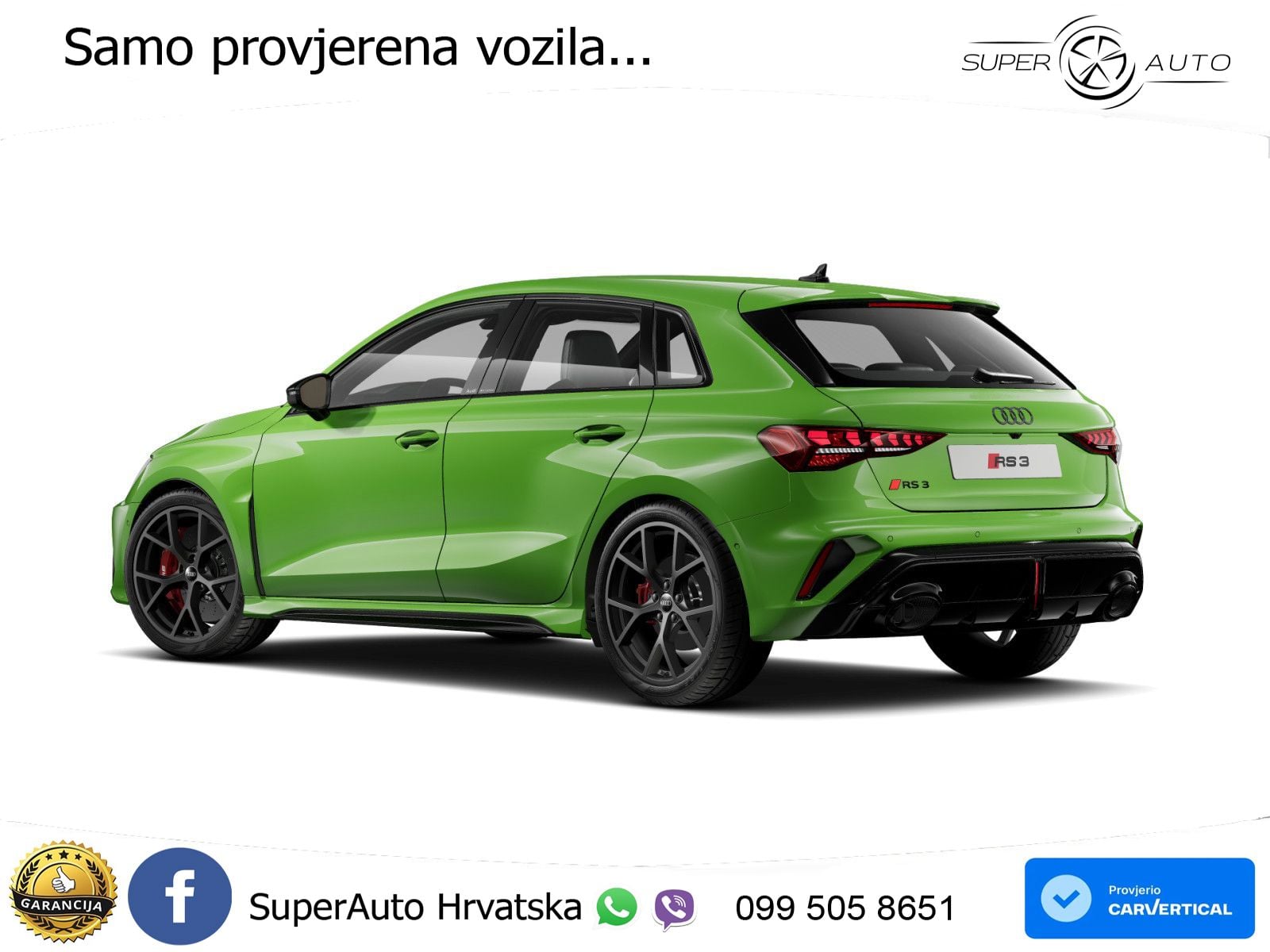 Audi RS3 Sportback 2.5 TFSI (400 KS) quattro S tronic LED+GR SJED+ACC