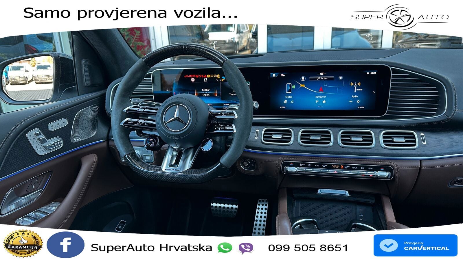 Mercedes AMG GLE 63 S V8 (612 KS) EQ Boost 4MATIC+ AMG SPEEDSHIFT TCT 9G ACC+HEAD+GR SJED+360+PANO