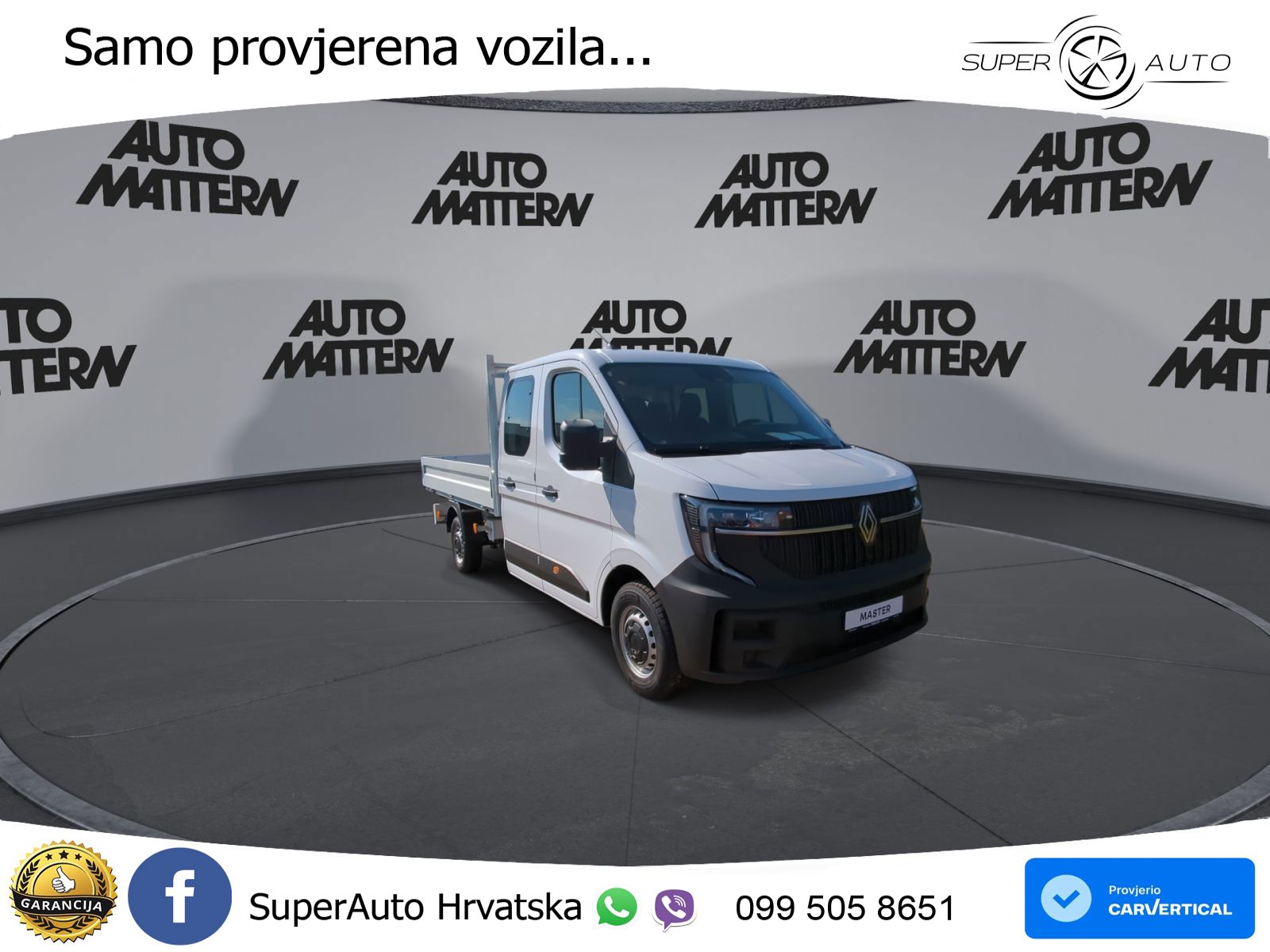 Renault Master Pritsche Doka Stahl advance L3H1 3,5t 150 KS