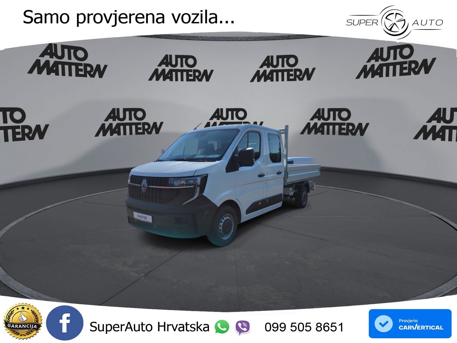 Renault Master Pritsche Doka Stahl advance L3H1 3,5t 150 KS