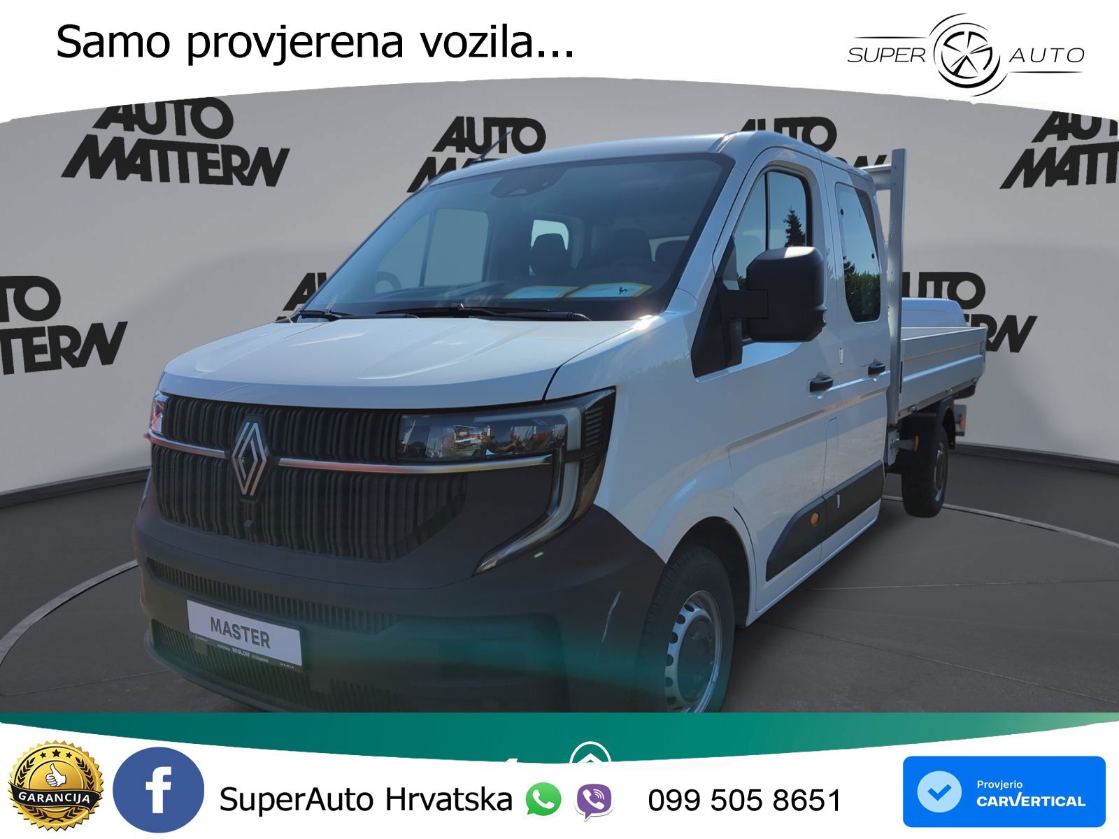 Renault Master Pritsche Doka Stahl advance L3H1 3,5t 150 KS