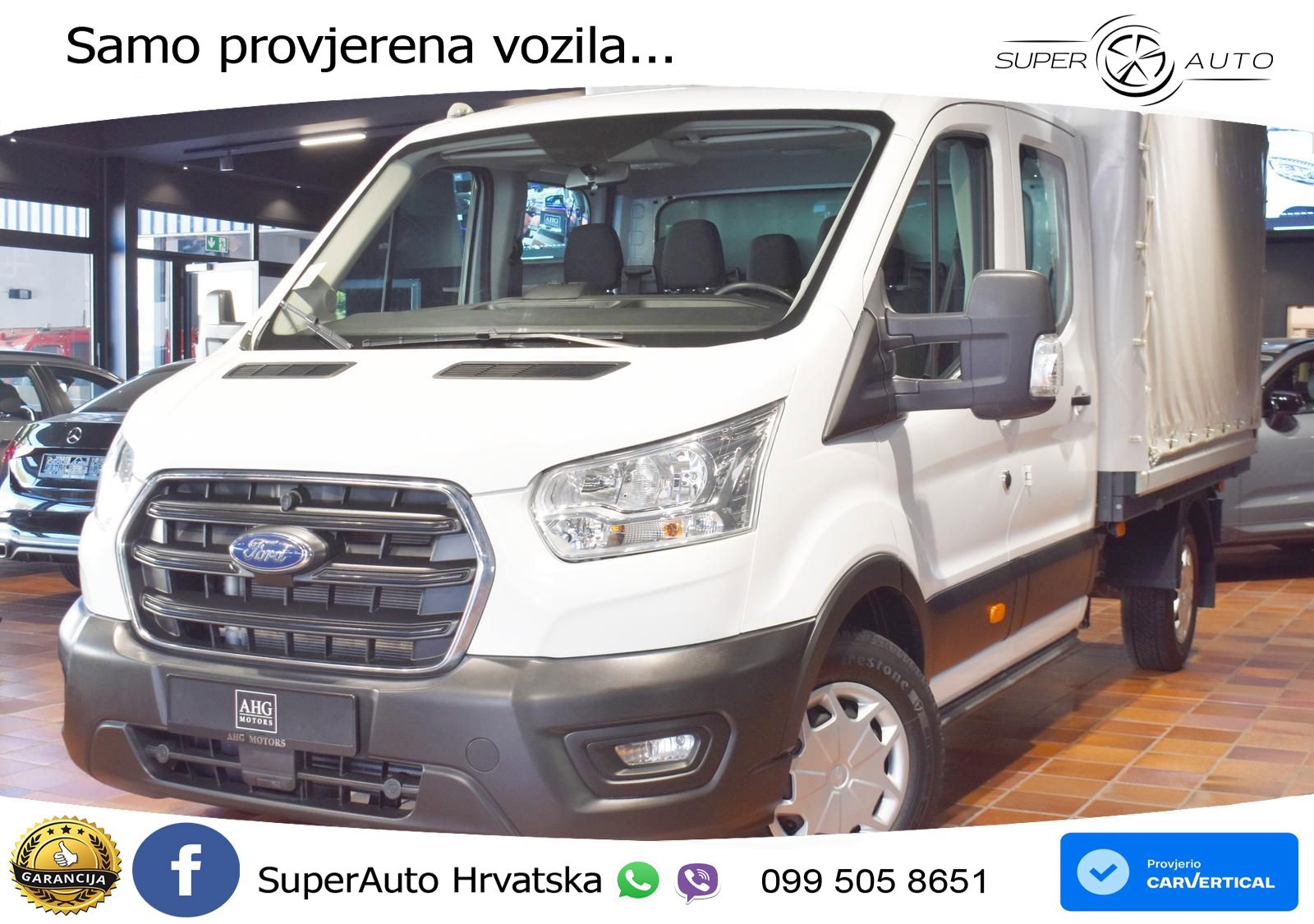 Ford TRANSIT 350 4X4 ALLRAD L3 MAXI DOKA AHK3,5T GRA 131 KS